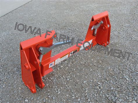 la340 pin-on bucket to skid steer quick attach adapter|kubota skid steer adapter plate.